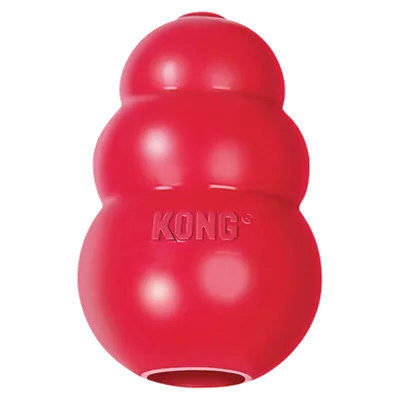 Juguete rellenable KONG Classic rojo de caucho