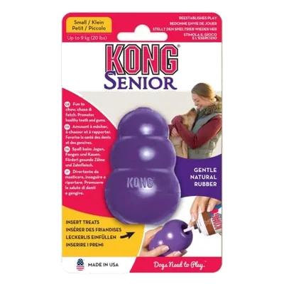 KONG Senior morado en su envase